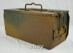 WWII German Wehrmacht camouflage steel Flak 88 Heer Luftwaffe Army box ammo can