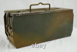 WWII German Wehrmacht camouflage steel Flak 88 Heer Luftwaffe Army box ammo can