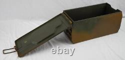 WWII German Wehrmacht camouflage steel Flak 88 Heer Luftwaffe Army box ammo can