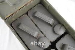 WWII German Wehrmacht camouflage steel Flak 88 Heer Luftwaffe Army box ammo can