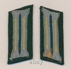 WWII German collar tabs set heer army signals litzen insignia uniform jacket vet