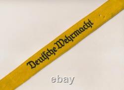 WWII German cuff title Deutsche Wehrmacht army Heer armband uniform patch badge