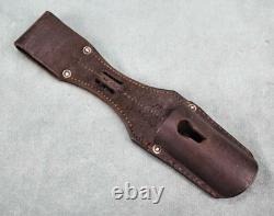 WWII German leather K98 LBA frog dress belt combat Luftwaffe estate Army bayonet