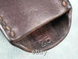 WWII German leather K98 LBA frog dress belt combat Luftwaffe estate Army bayonet