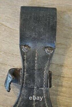 WWII German leather K98 rifle frog dress belt rbnr Luftwaffe estate Army bayonet