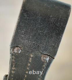 WWII German leather K98 rifle frog dress belt rbnr Luftwaffe estate Army bayonet