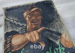 WWII German propaganda poster Hungarian elite Army Heer recruiting US Vet estate