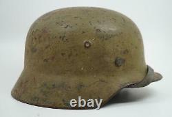 WWII German soldier uniform Camo paint Helmet M35 US Army combat vet stahlhelm