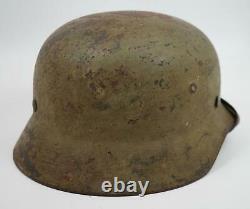 WWII German soldier uniform Camo paint Helmet M35 US Army combat vet stahlhelm