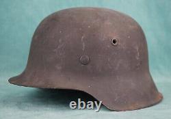 WWII German soldier uniform Helmet M42 US Army combat vet stahlhelm liner estate