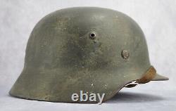 WWII German soldier wehrmacht Camo paint Helmet M35 US Army combat vet stahlhelm