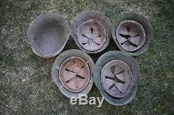 WWII German type helmets for Bulgarian army German Ally 5 pieces FREE SHIPPING