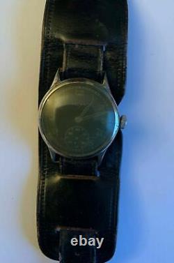 WWII Helma D-H Service Wristwatch German Army for The Wehrmacht WithO