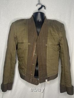 WWII Ike Jacket German Made Bullion 3rd Army and Bevo-weave 7th Army patches 36L