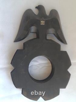 WWII Military German Army Eagle Carved Wood