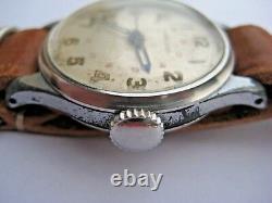 WWII Military Wristwatch German Army Longines Cal. 12L