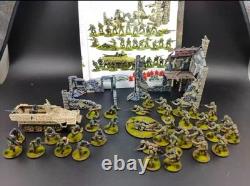 WWII Painted German Soldiers /US Army Figures Wargame Miniatures Diorama Scenery