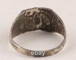 WWII Ring GERMAN ww2 WEHRMACHT Skull IRON Cross GERMANY Army MILITARY Soldiers A