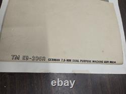 WWII US Army TM E9-206A (1943)? German 7.9mm MG34 Reference