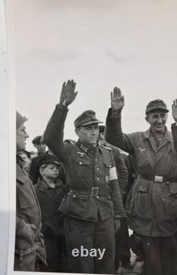 WWII US German Truce Elbe River 1945 Original US Army Signal Corps Photo
