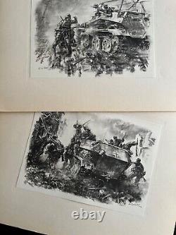 WWII WALTER GOTSCHKE PANZERGRENADIERE FOLIO of German Army 1941-42, 21 Plates