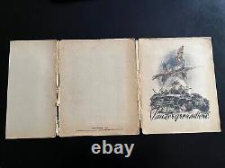 WWII WALTER GOTSCHKE PANZERGRENADIERE FOLIO of German Army 1941-42, 21 Plates