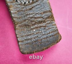 WWII WW1 German belt buckle gott mitt uns army military leather tab vet estate