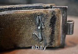 WWII WW1 German belt buckle gott mitt uns army military trench vet art estate