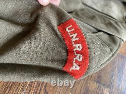 WWII WW2 7th Armored Division US Army Ike Uniform German Made CIB UNRRA