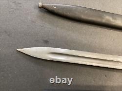 WWII WW2 E. U. F. HORSTER GERMAN ARMY K99 BAYONET With 1939 SCABBARD Free Ship