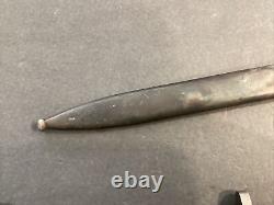 WWII WW2 E. U. F. HORSTER GERMAN ARMY K99 BAYONET With 1939 SCABBARD Free Ship