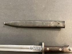 WWII WW2 E. U. F. HORSTER GERMAN ARMY K99 BAYONET With 1939 SCABBARD Free Ship