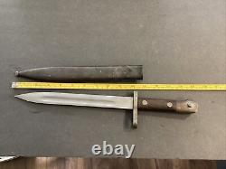 WWII WW2 E. U. F. HORSTER GERMAN ARMY K99 BAYONET With 1939 SCABBARD Free Ship