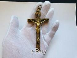 WWII WW2 German Army Wehrmacht Officer Pectoral Cross Pendant Crucifixes (No. A1)