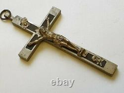 WWII WW2 German Army Wehrmacht Officer Pectoral Cross Pendant Crucifixes (No. T4)