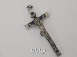 WWII WW2 German Army Wehrmacht Officer Pectoral Cross Skull Pendant Relic! B8
