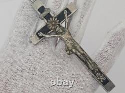 WWII WW2 German Army Wehrmacht Officer Pectoral Cross Skull Pendant Relic! B8
