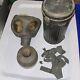 Wwii Ww2 German Box Military Army Gas Mask With Canister Container And Strap