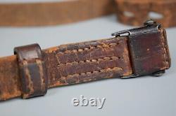 WWII WW2 German Original Mauser K98 G41 G43 MP44 STG44 Leather Carry Sling Strap