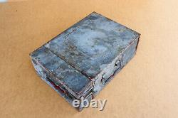 WWII WW2 Old German Military Army 2cm FLAK Tin Box Storage Battlefield Empty