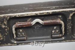 WWII WW2 Original German MG34 MG42 Early Patronenkasten Metal Box 1938 ex Camo