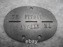 WWII. WW2 RARE German token Army SS Wermacht ID DOG TAG (TN 177947)