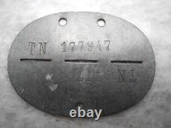 WWII. WW2 RARE German token Army SS Wermacht ID DOG TAG (TN 177947)