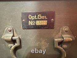 WWII WW2 WEHRMACHT MILITARY GERMAN ARMY HEER GAS MASK DRAEGER Gm 24 STORAGE BOX