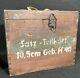 Wwii Wehrmacht German Army 10.5cm'gebirgshaubitze Kiste' Box Spare Parts, Rare