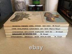 WWII World War 2 German Army Books Werner Haupf Soldiers B&W Photos Battle Scene