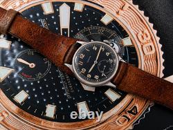 WWII Zenith DH German Army Military Watch Steel 35mm 1940s