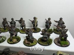 Warlord Bolt Action German Army WWII 28mm Tanks and Troops Painted