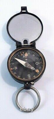 Wehrmacht WW2 German Army Marching Compass R Fuess Berlin Steglitz 51558 Vintage