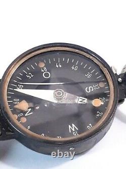 Wehrmacht WW2 German Army Marching Compass R Fuess Berlin Steglitz 51558 Vintage